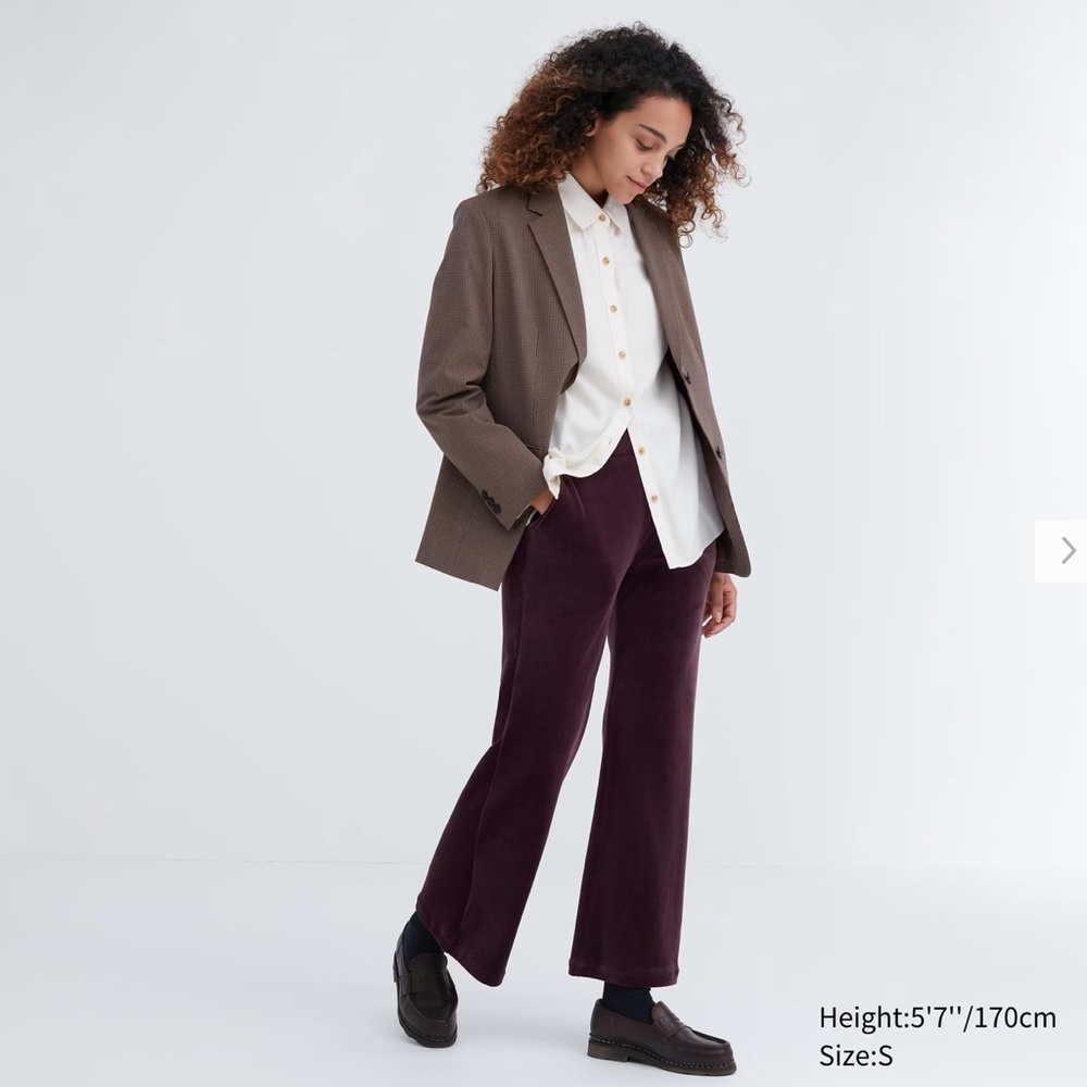 NWOT Uniqlo Velvet pants